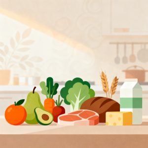 Sześć kluczowych składników zdrowej diety